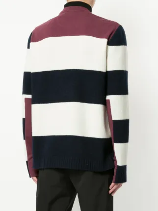 striped crewneck sweater展示图