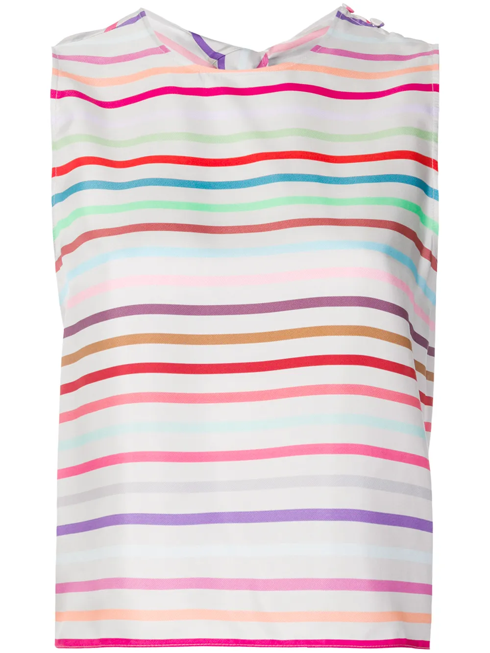 фото Emporio armani топ в полоску без рукавов