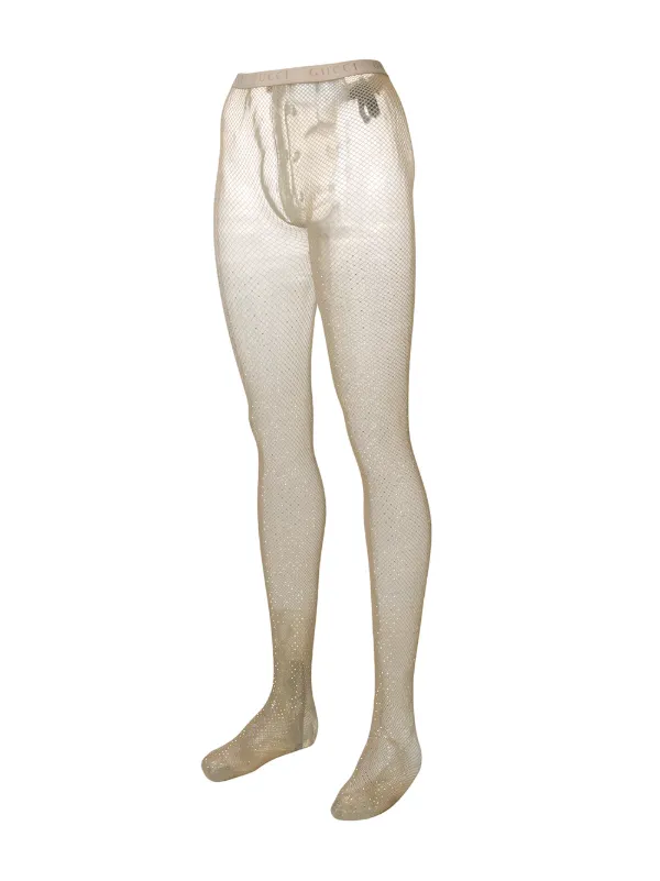 gucci crystal tights
