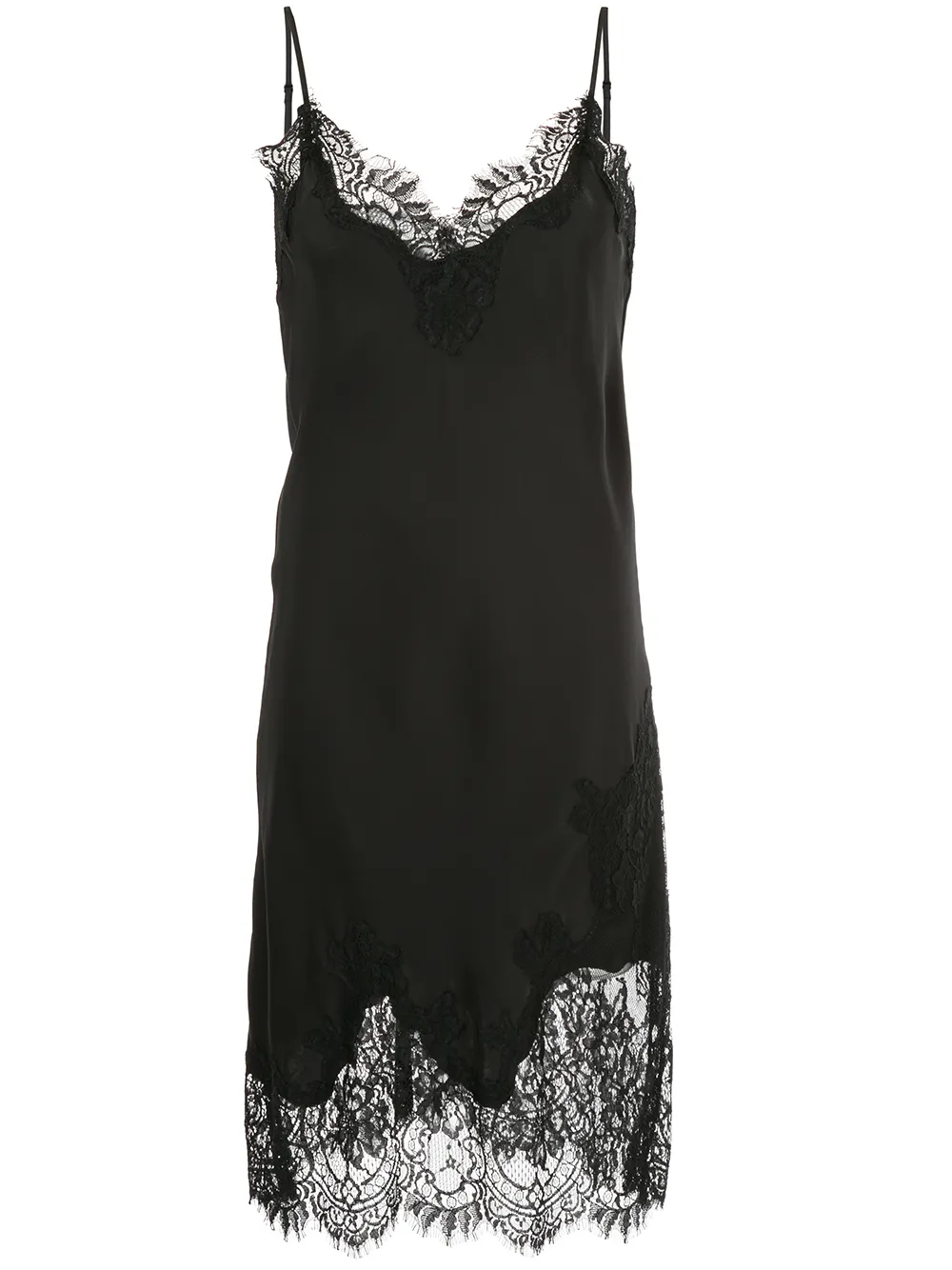 Gold Hawk lace insert dress | Black | Image 1