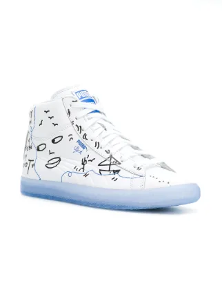 Puma X Shantell Martin Clyde牛皮高帮板鞋展示图