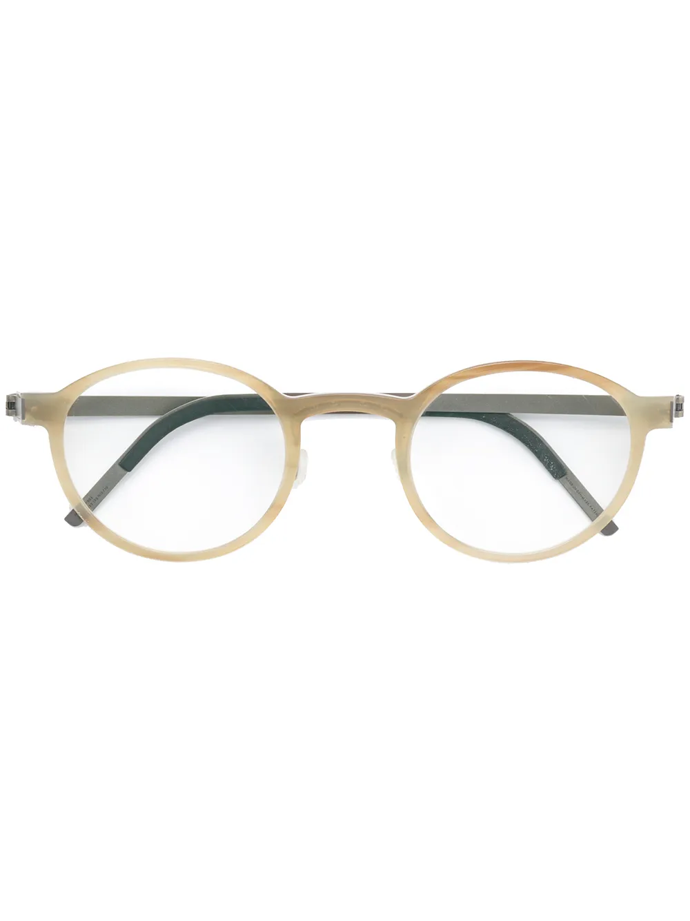 

Lindberg round frame glasses - Metallic