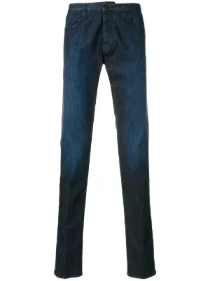 mens blue armani jeans