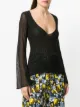 Romeo Gigli Pre-Owned deep V-neck top