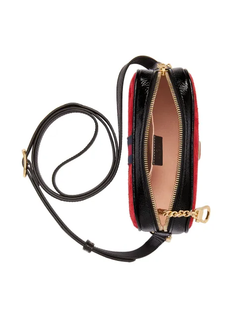 Ophidia suede mini bag top