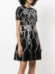 Alexander McQueen трикотажное мини-платье