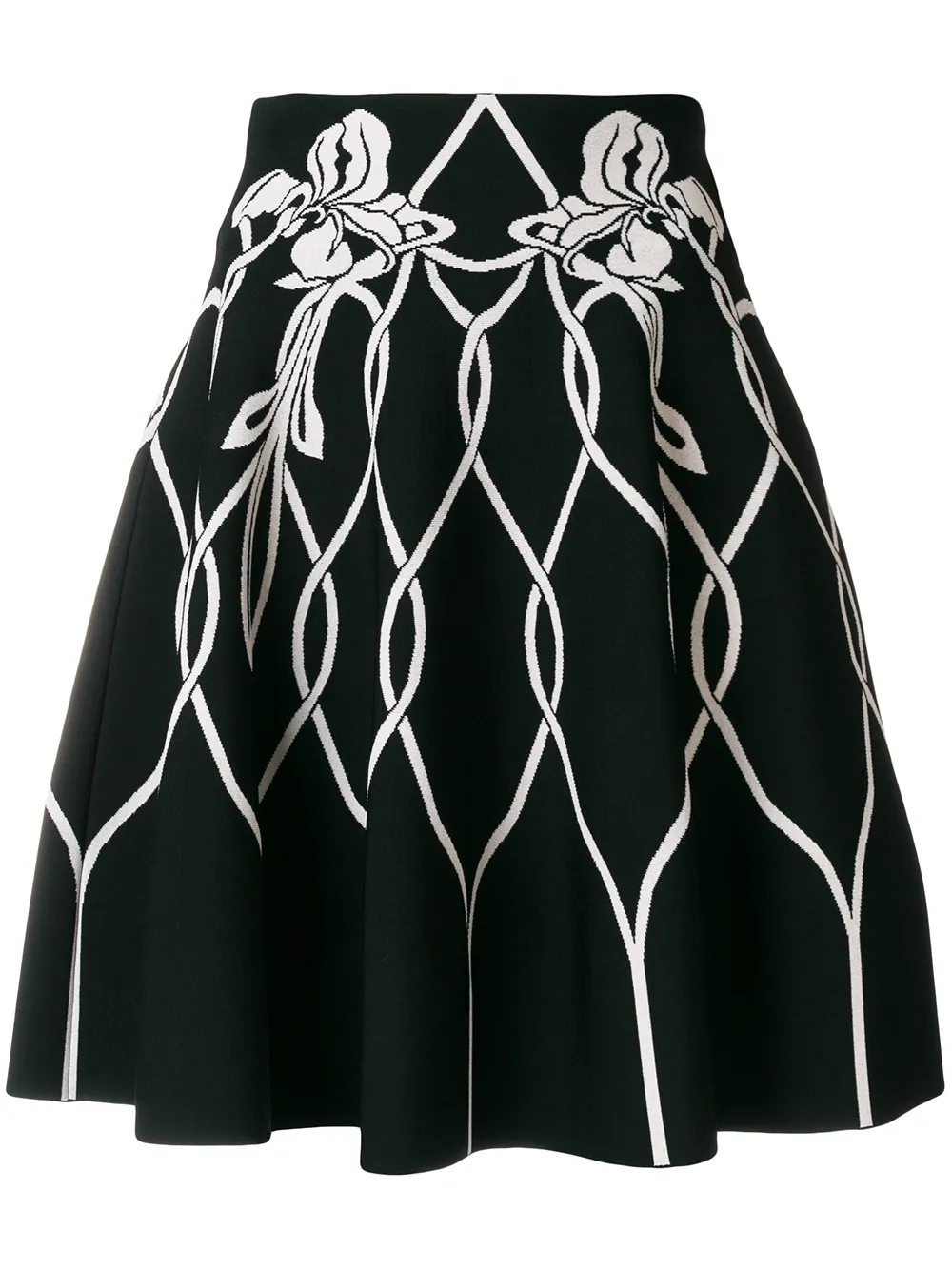Alexander McQueen high waisted knitted skirt · 42