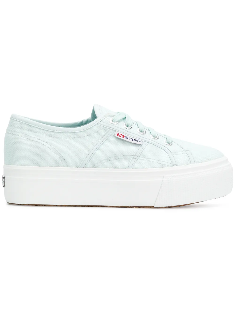 SUPERGA platform low top sneakers,2790ACOTWLINEAUPANDDOWNS0001L012956391