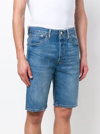 knee length denim shorts展示图