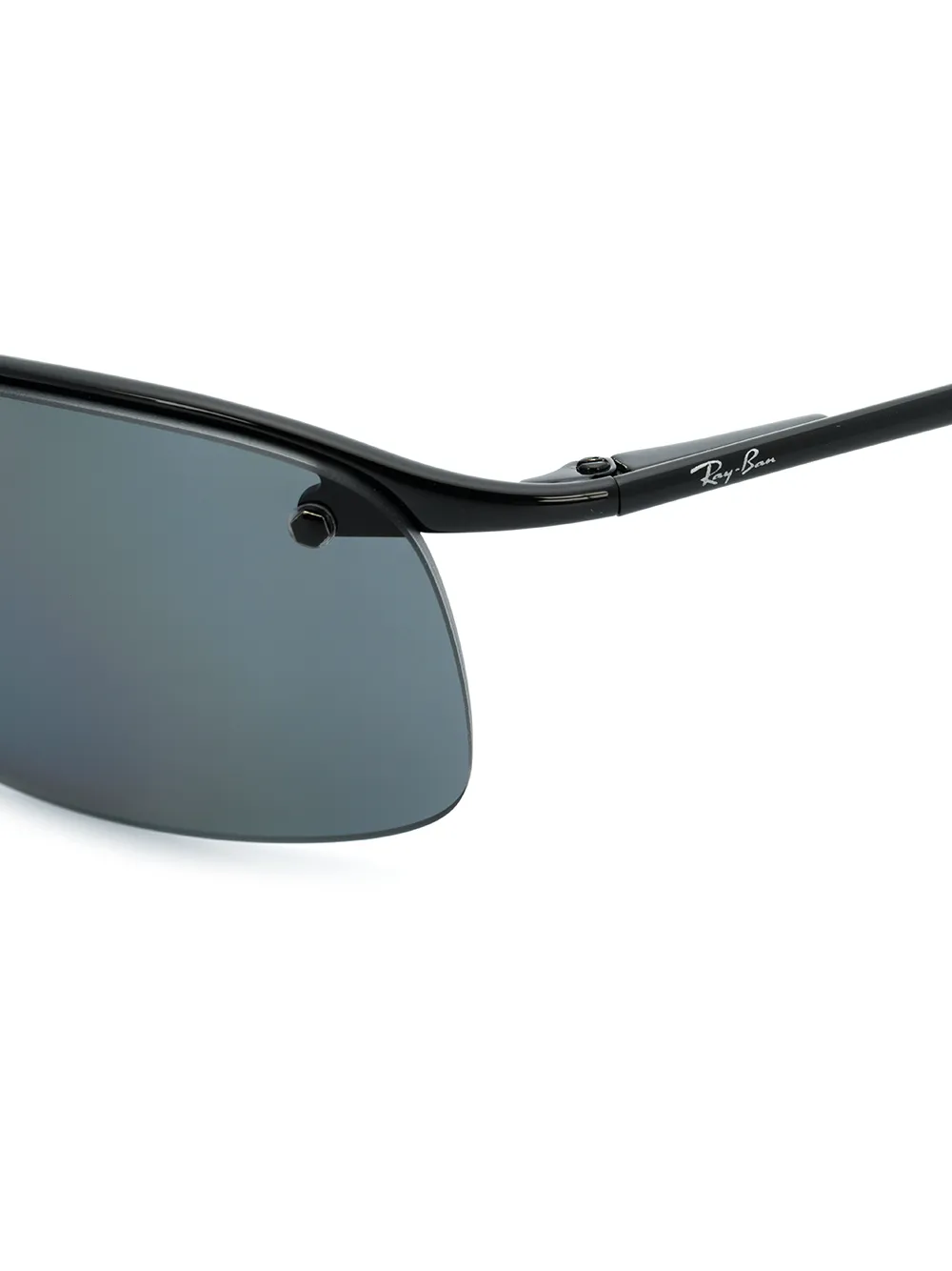 Ray-Ban rechthoekige zonnebril Zwart
