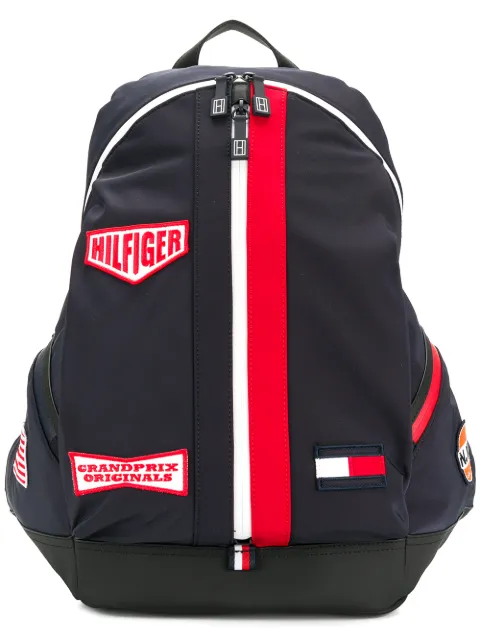 Patch Rucksack mit mit Hilfiger Tommy Logo Patch Rucksack Logo Hilfiger mit Hilfiger Tommy Rucksack Tommy qT6PH