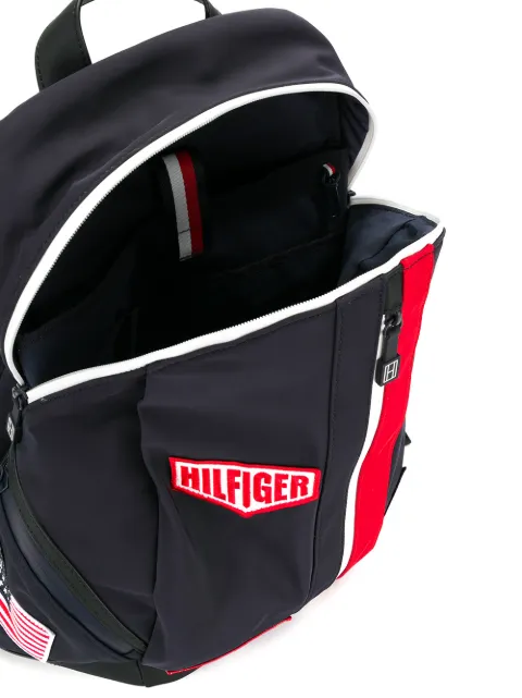 Patch Rucksack mit mit Hilfiger Tommy Logo Patch Rucksack Logo Hilfiger mit Hilfiger Tommy Rucksack Tommy qT6PH