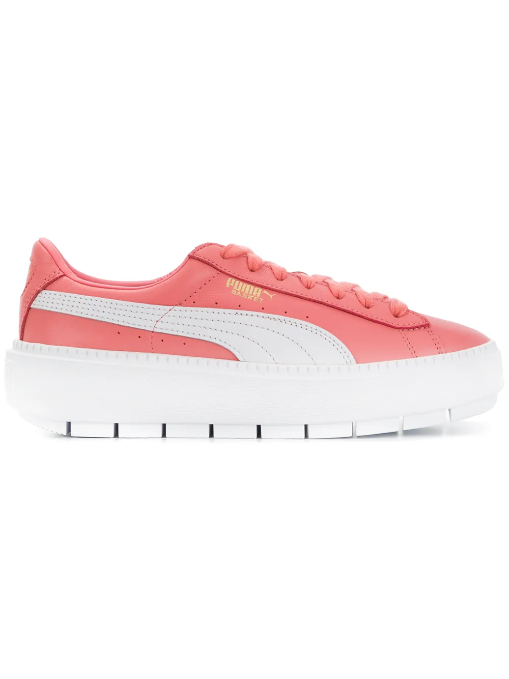 PUMA PUMA LACE UP PLATFORM SNEAKERS - PINK,3661090312958902