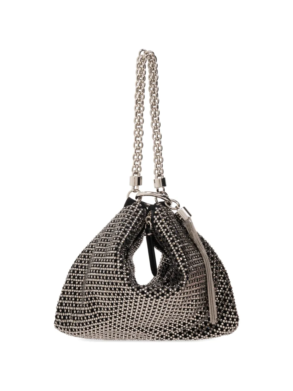 Jimmy Choo Clutch mit Kristallen - Schwarz