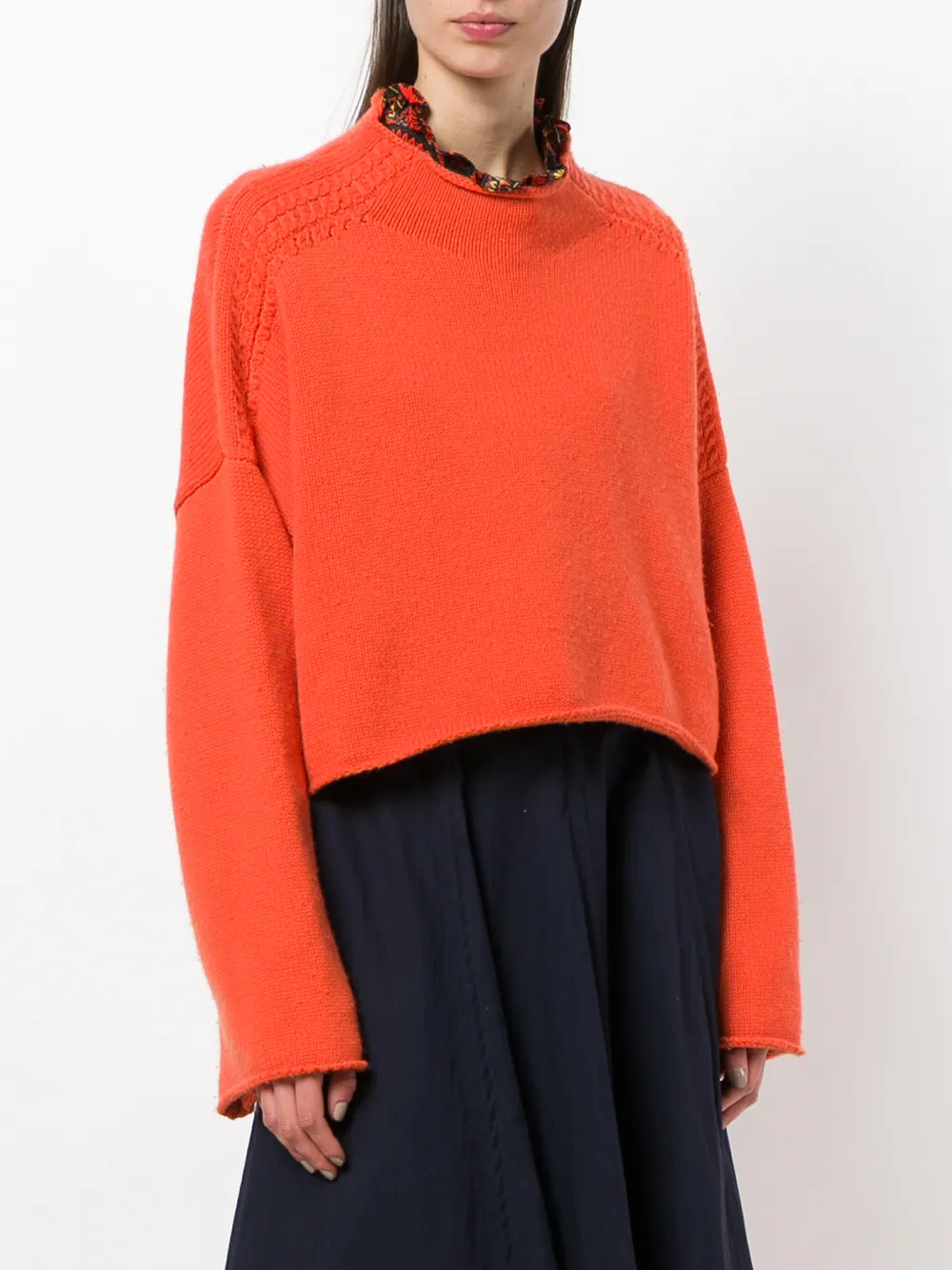 Jw Anderson Pullover Mit Zopfmuster   Gelb 