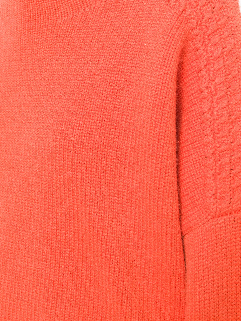 JW Anderson trui details Oranje