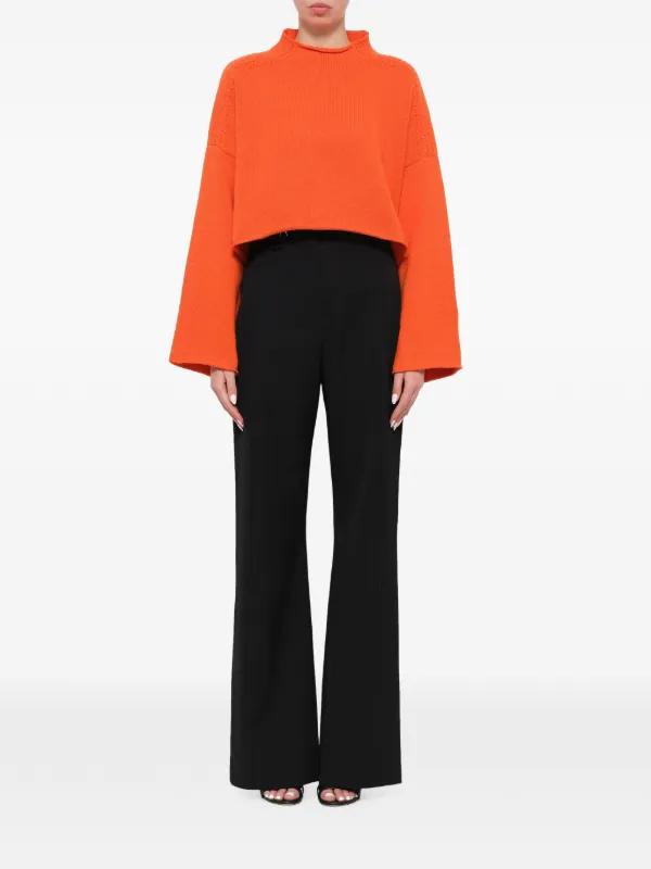 JW Anderson Cable-detail Knit Sweater in Orange