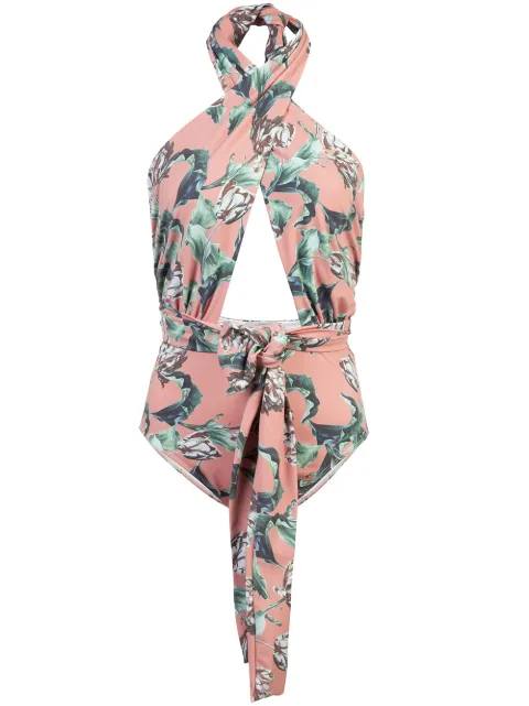 Patbo botanical print swimsuit