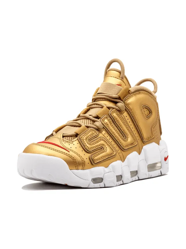 Best Look Yet at the Supreme x Nike Air More Uptempo Gold