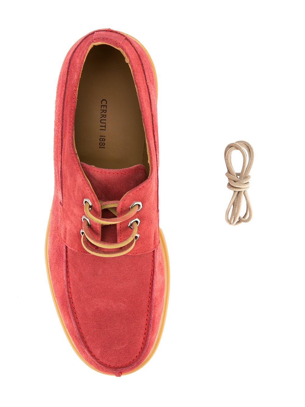 фото Cerruti 1881 ridged sole boat shoes