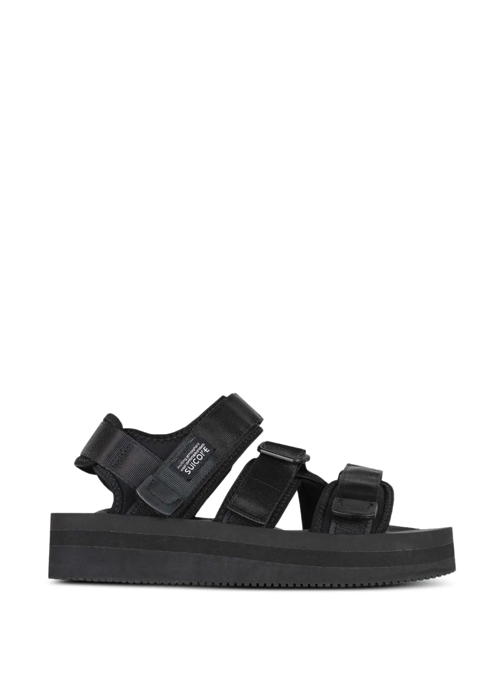 Suicoke platform sandals Zwart