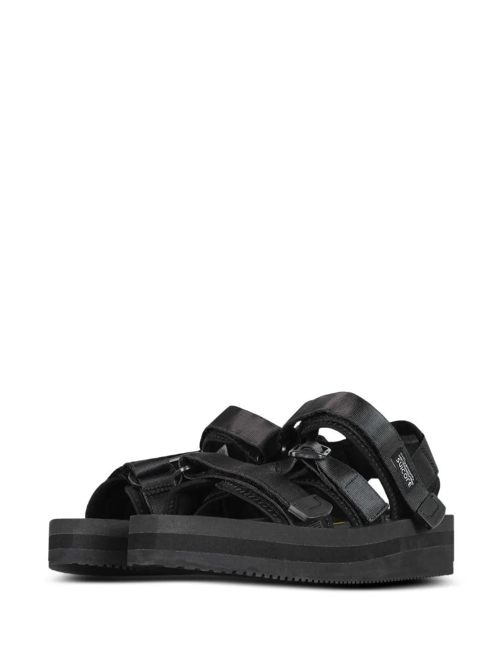 Suicoke platform sandals Zwart
