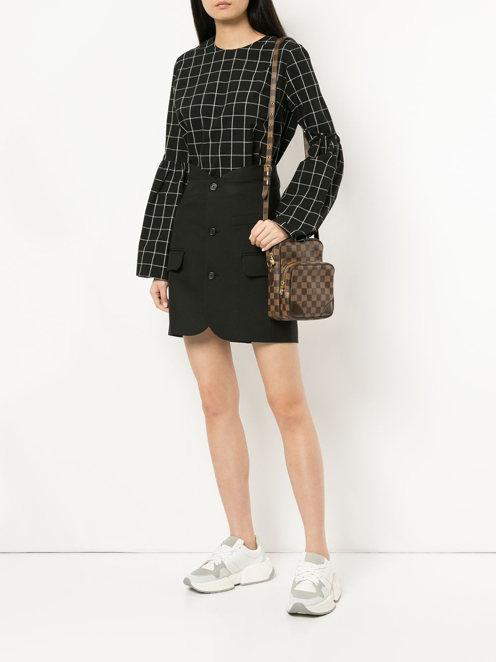 Louis Vuitton pre-owned Damier Ebène Brooklyn Shoulder Bag - Farfetch
