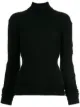 Image 1 of Chanel Pre-Owned patch sleeve knit top