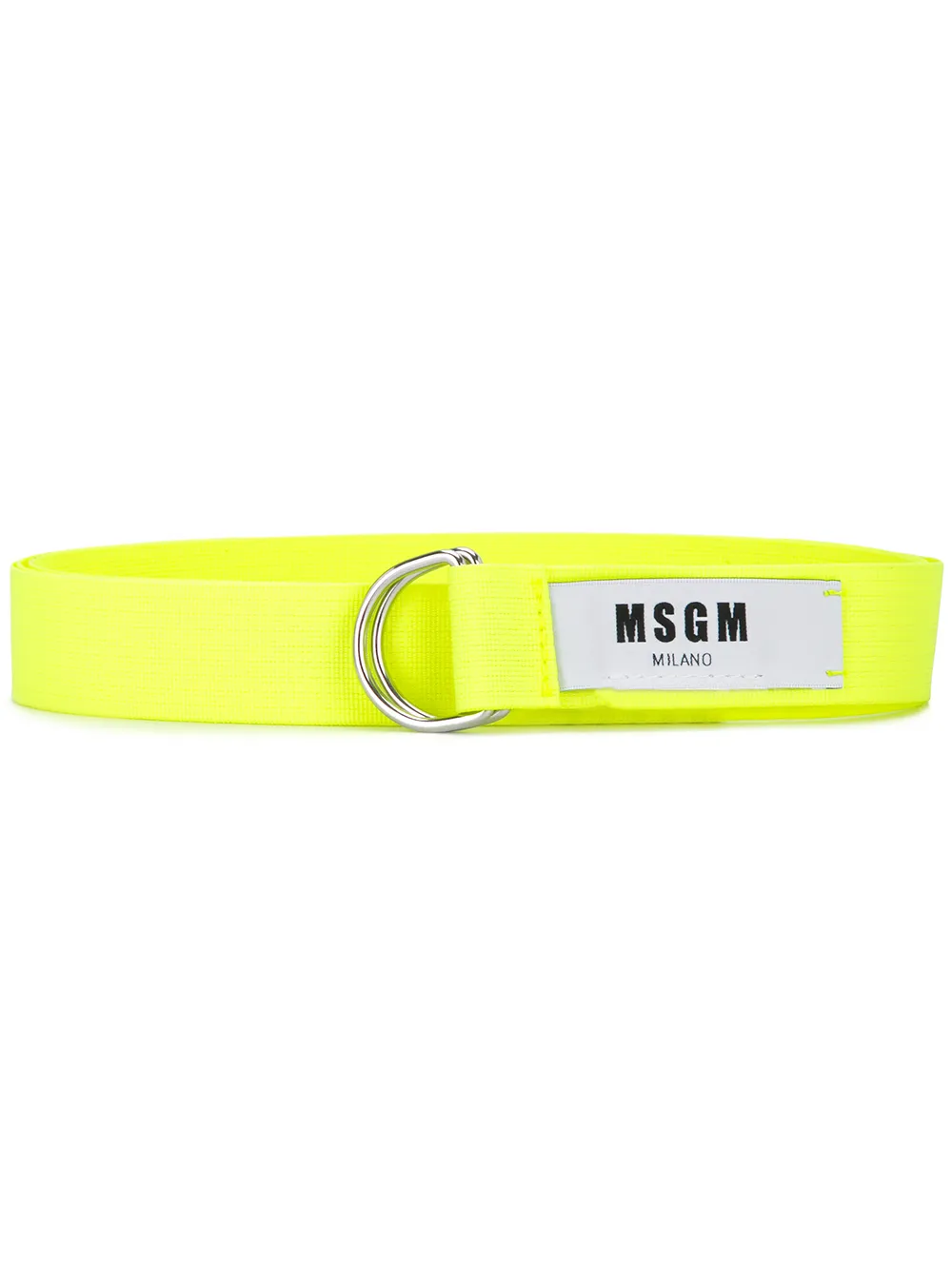 

MSGM D-ring buckle belt - Yellow