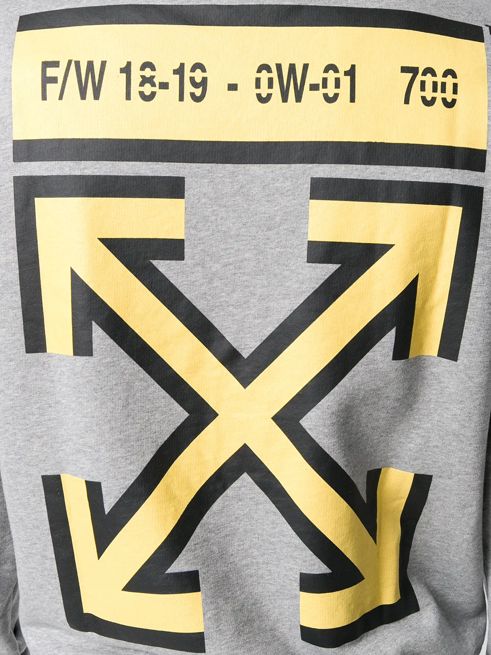 Off-White pijlen sweater Grijs