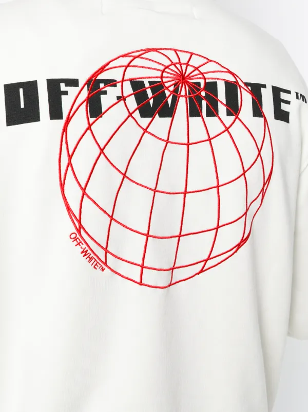 off white clover tee