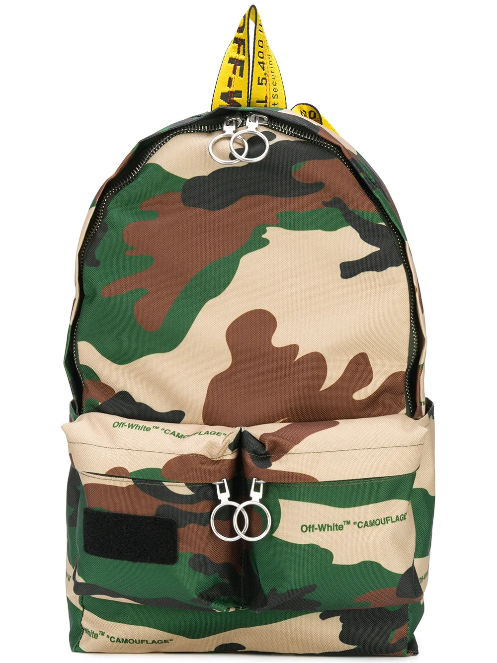 off white camo backpack