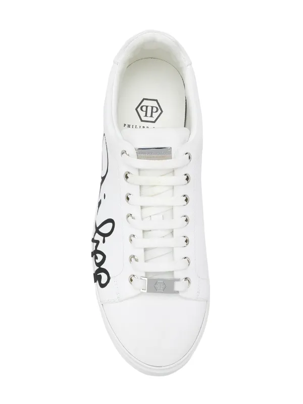 basket philipp plein blanche