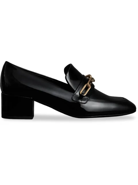 Burberry Link Detail Patent Leather 