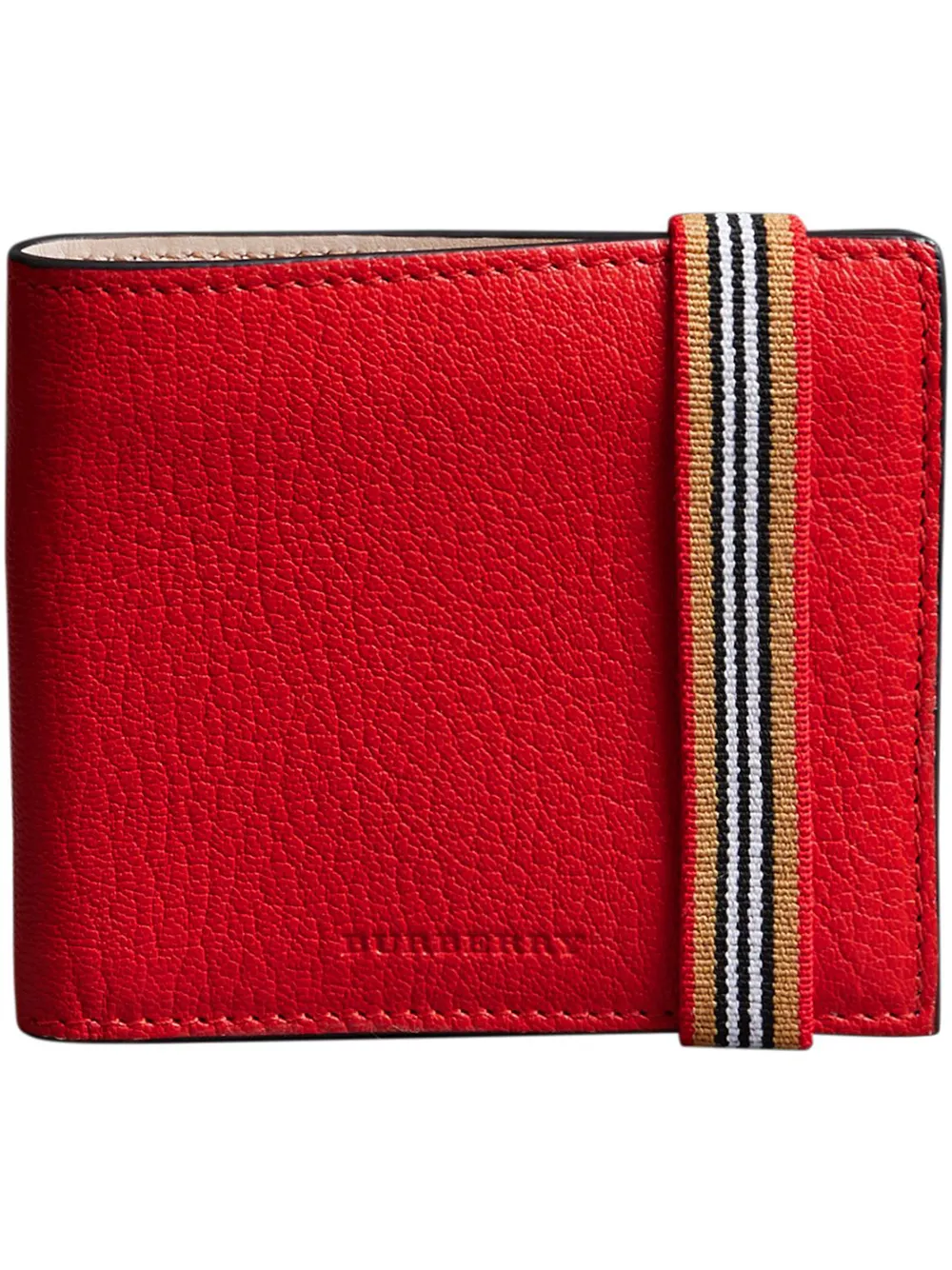 Burberry heritage stripe wristlet bag new arrivals