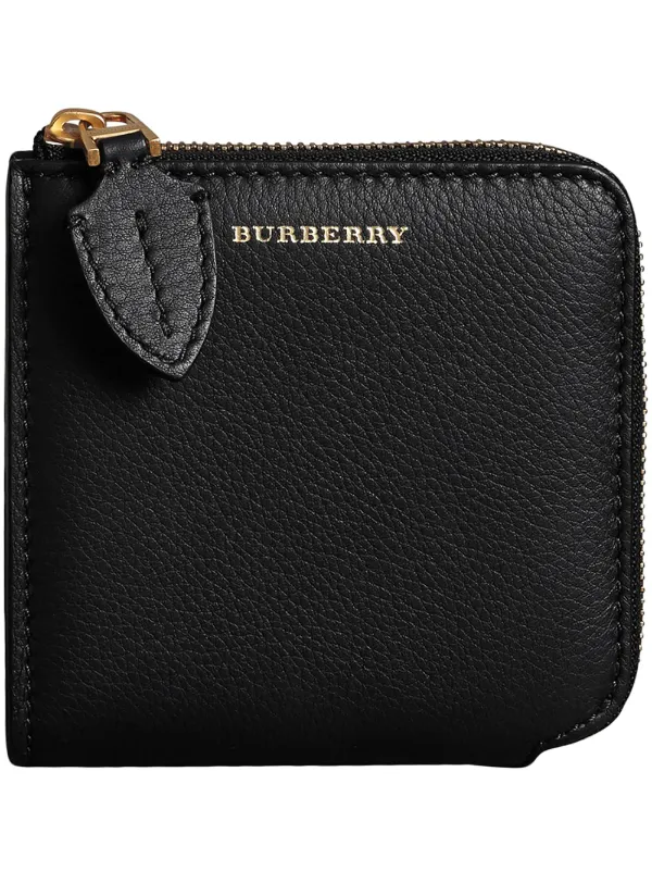 burberry zip around wallet