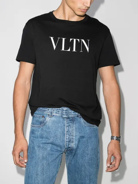 shop valentino vltn print t shirt with express delivery farfetch
