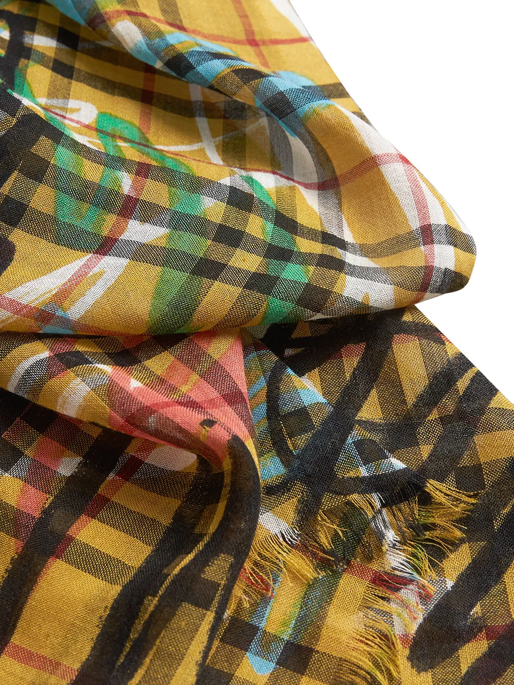 Burberry Graffiti Archive Print Scarf Farfetch