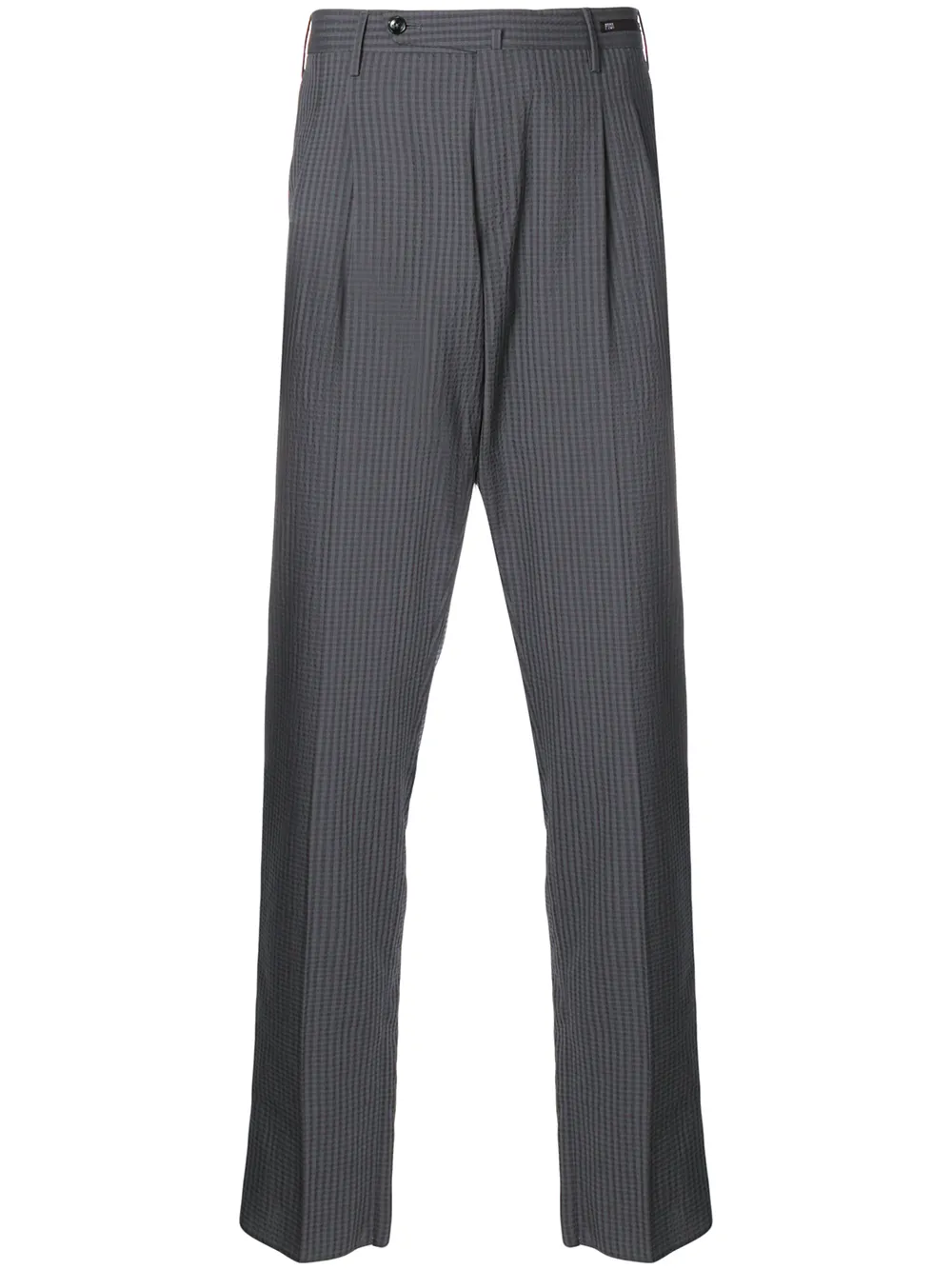 PT Torino checked trousers | Grey | Image 1