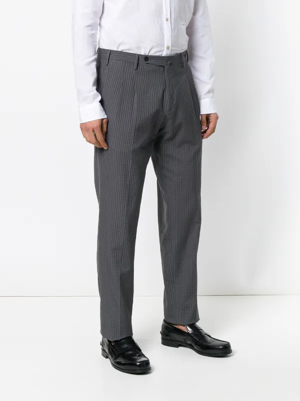 PT Torino Checked Trousers | Grey | FARFETCH