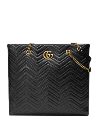 gg marmont matelassé large tote