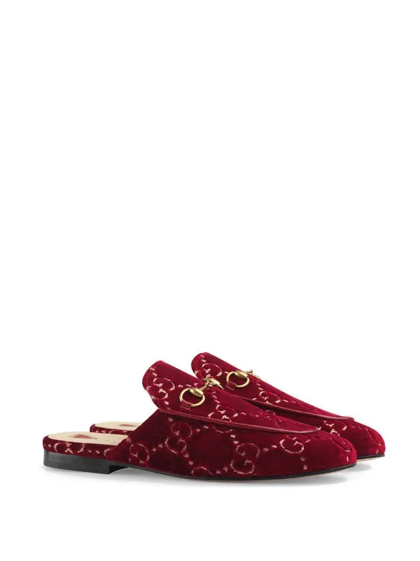 princetown gg velvet slipper