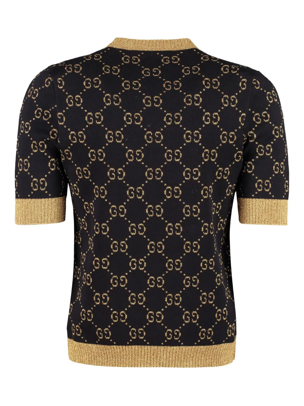 Gucci GG Supreme lurex cotton top | Knitted Tops | Image 2