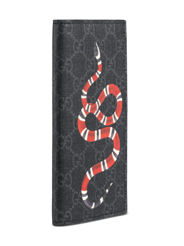 gucci supreme kingsnake wallet