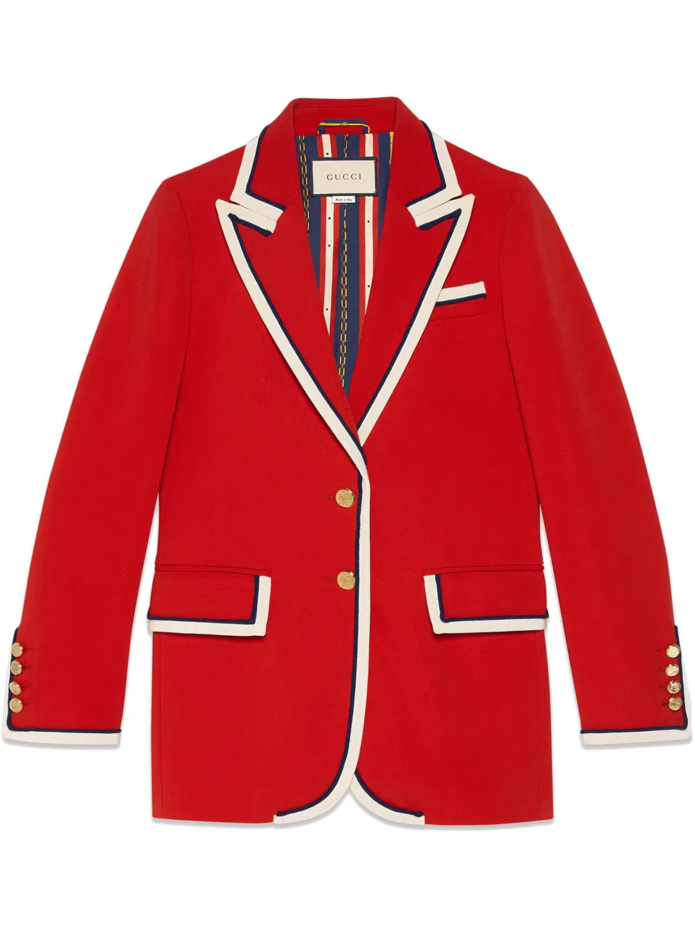 gucci coat red