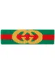 Image 1 of Gucci green Web wool headband with Interlocking G