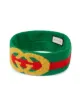 Gucci green Web wool headband with Interlocking G