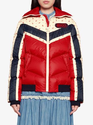 Nylon jacket with Gucci patch展示图