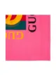 Gucci Gucci logo modal silk shawl