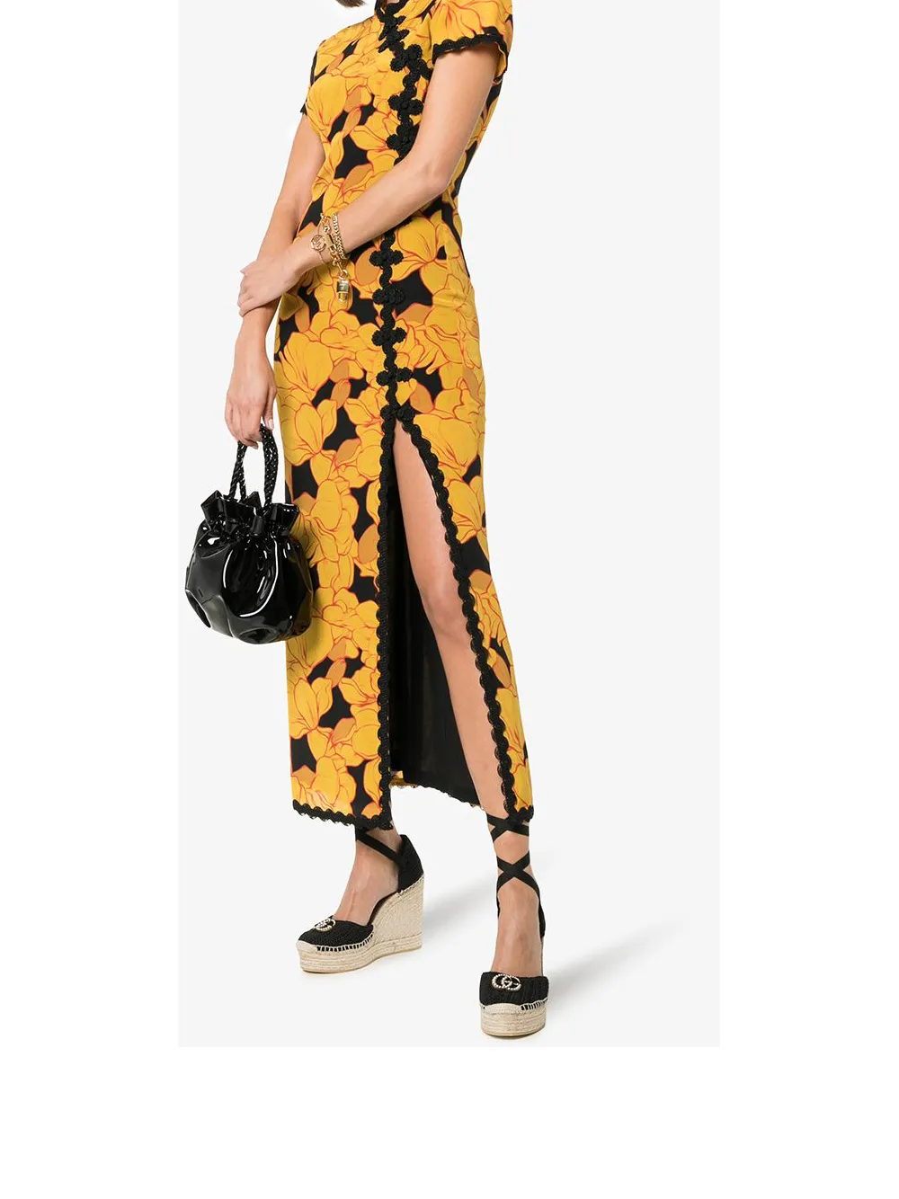 gucci layered platform crochet espadrilles